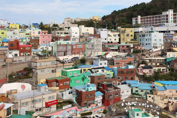 釜山 甘川文化村