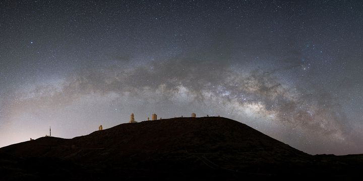 カナリア諸島 テイデ山（星空）