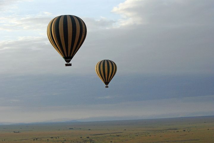 セレンゲティ国立公園／気球サファリ